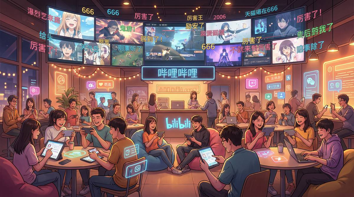 脸书成人视频直播弹幕互动